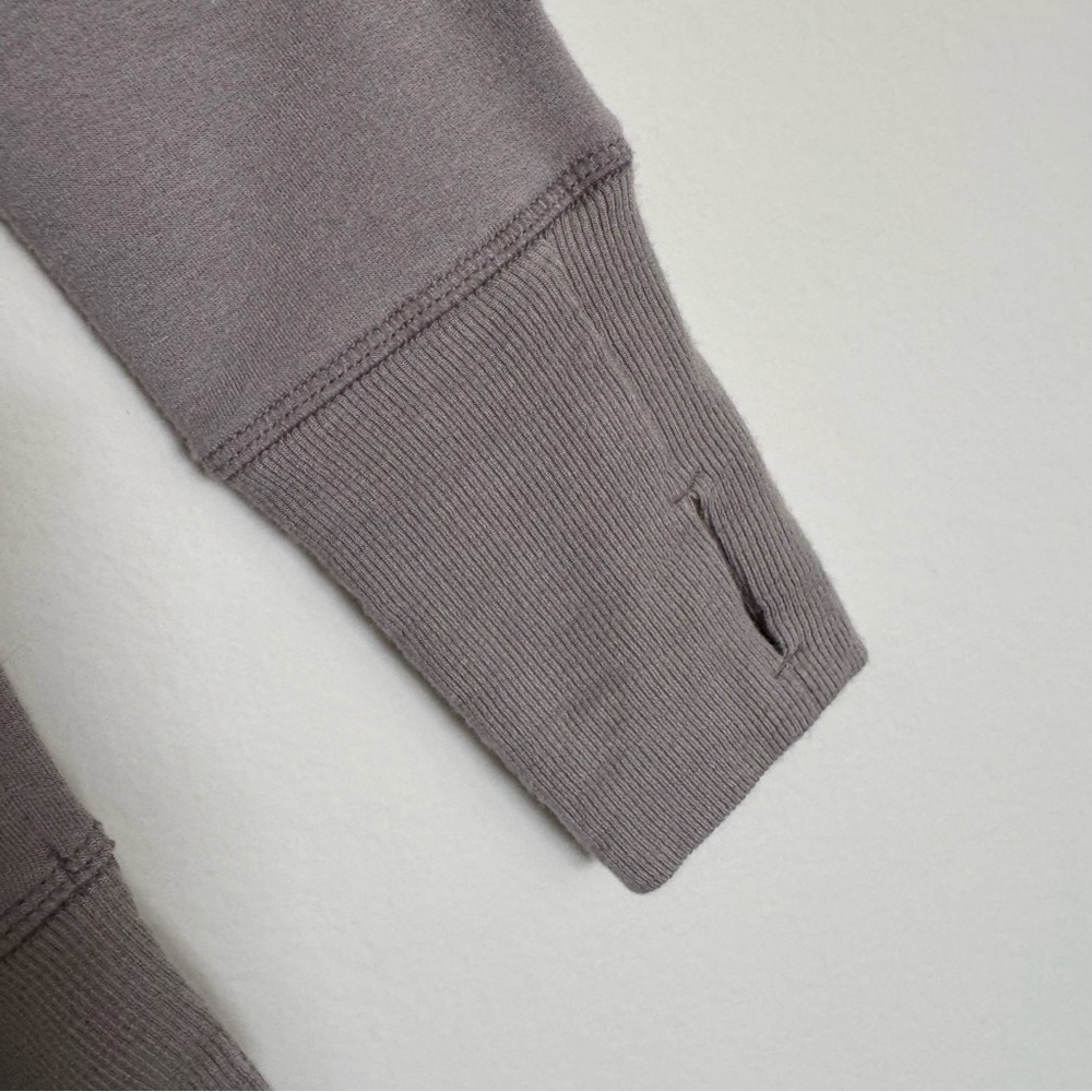 Athleta Coaster Luxe Crewneck Sweatshirt Light Purple Super Soft Oversized XS - Picture 6 of 8